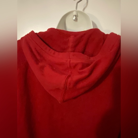 Canadiana Red Zippered Hoodie with Pockets Size M - Picture 6 of 12